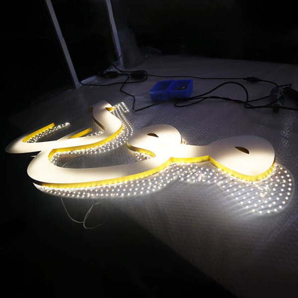 Custom Store Front Outdoor Backlit Led Letter Sign Advertising Channel Letters Shop Signage channel letter led neon sign