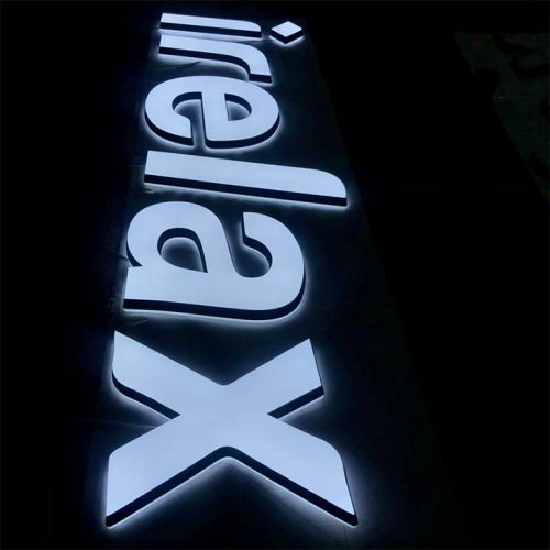 Outdoor Acrylic Led Illuminated Letters Sign 3D Signage Advertising Signboard Led Signage Electronic Signs
