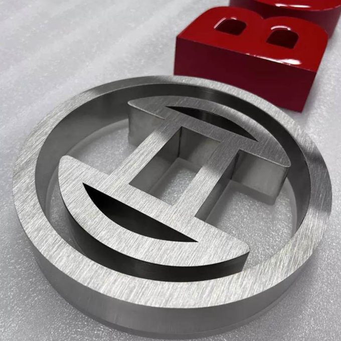 Custom Electronic Epoxy Resin Channel Letters Logo Interior 3d Advertise Led Light Luminous Shop Sign