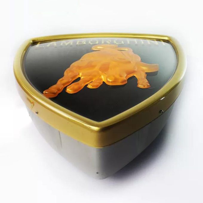 3D Lighting Lamborghini Automotive Signage Vacuum Blister Acrylic Advertising Car Logo