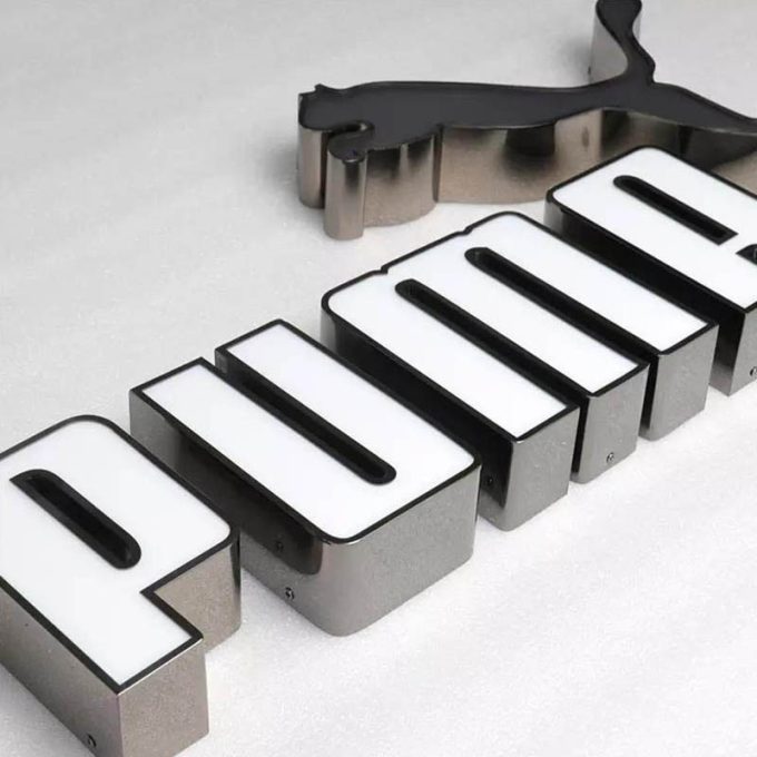 Enseigne Lumineuse Extérieure Nom Personnalisé 3d Led Store Front Logo Luminous Electric Letter Sign