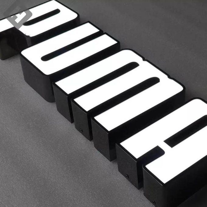 Outdoor Enseigne Lumineuse Name Custom 3d Led Store Front Logo Luminous Electric Letter Sign