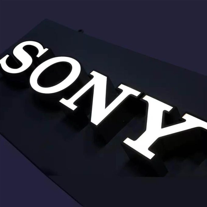 Outdoor Maintainable 3d Letras Stainless Steel Sign Board Led Light Luminous Boutique Acrylic Letter