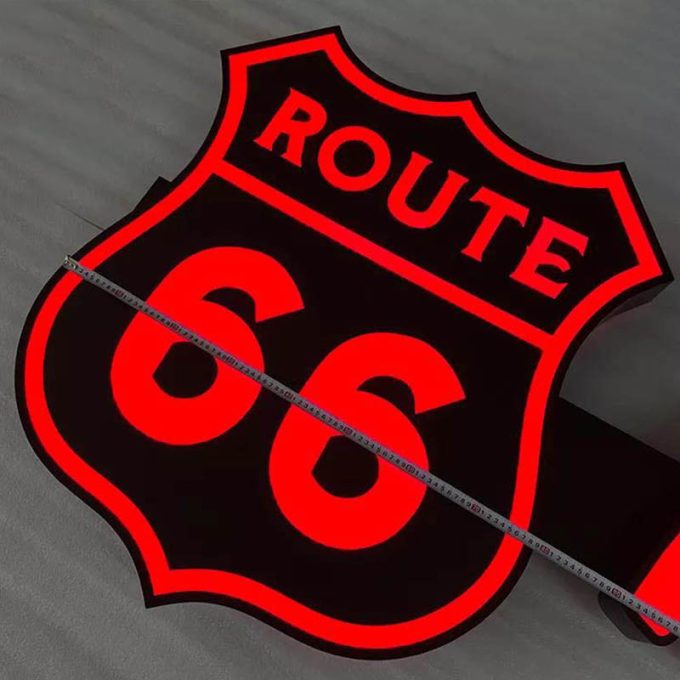 Outside Store Cut Out Hollow Stainless Steel Acrylic Advertising Led Words Light Box Sign Board
