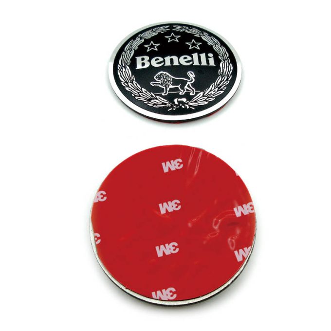 3D Benelli Logo Emblem Badge Decals Motorcycle Aluminum Sticker Decal Car Emblem Auto Accessories