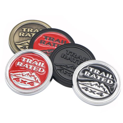 3D Metal Car Body Side Rear Trunk Badge Fender Emblem Sticker Snow Mountain Logo Auto Accessories