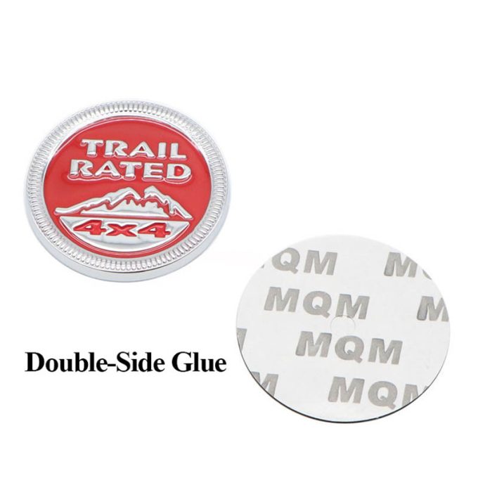3D Metal Car Body Side Rear Trunk Badge Fender Emblem Sticker Snow Mountain Logo Auto Accessories