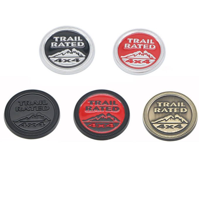 3D Metal Car Body Side Rear Trunk Badge Fender Emblem Sticker Snow Mountain Logo Auto Accessories