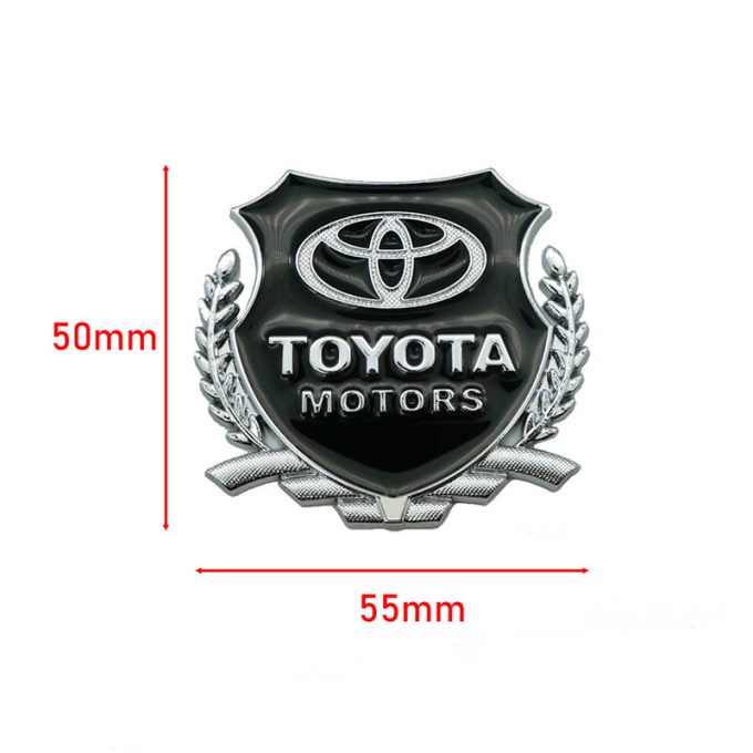 3D Metal Toyota Logo Car Styling Stickers Decals Auto Emblem Badge Avensis Camry Prado Accessories