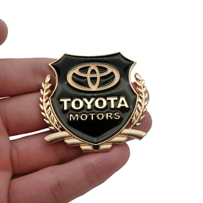 3D Metal Toyota Logo Car Styling Stickers Decals Auto Emblem Badge Avensis Camry Prado Accessories