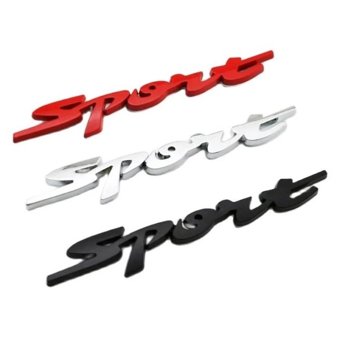 3D Auto Autocollants ABS Chrome Lettres Car Styling Métal Moto Racing Emblème Badge Autocollant