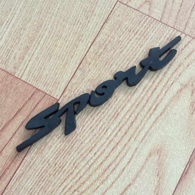 3D Auto Stickers ABS Chrome Letters Car-styling Metal Motorcycle Racing Emblem Badge Sticker