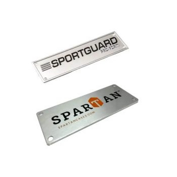 Custom Logo Etching OEM Badge Emblem Stainless Steel Aluminium Metal Nameplate