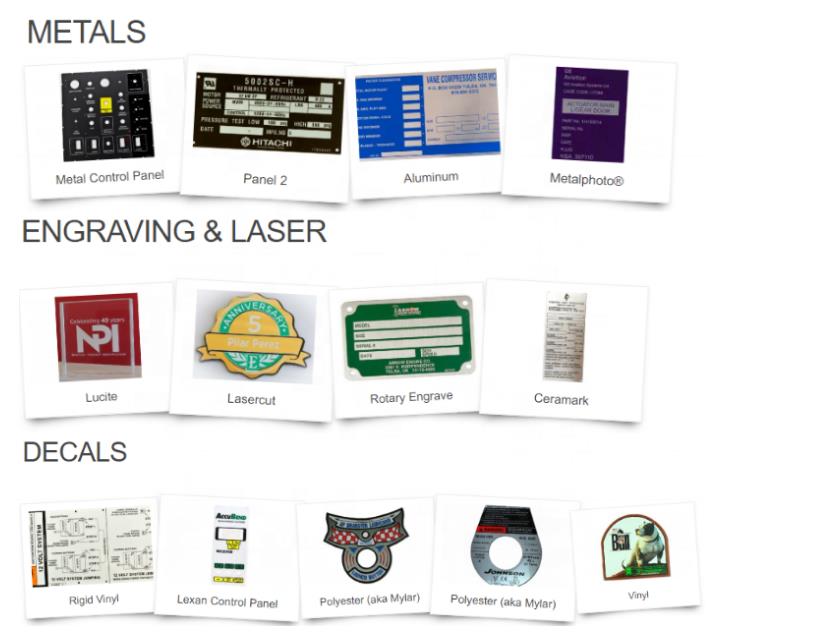 Custom Logo Etching OEM Badge Emblem Stainless Steel Aluminium Metal Nameplate