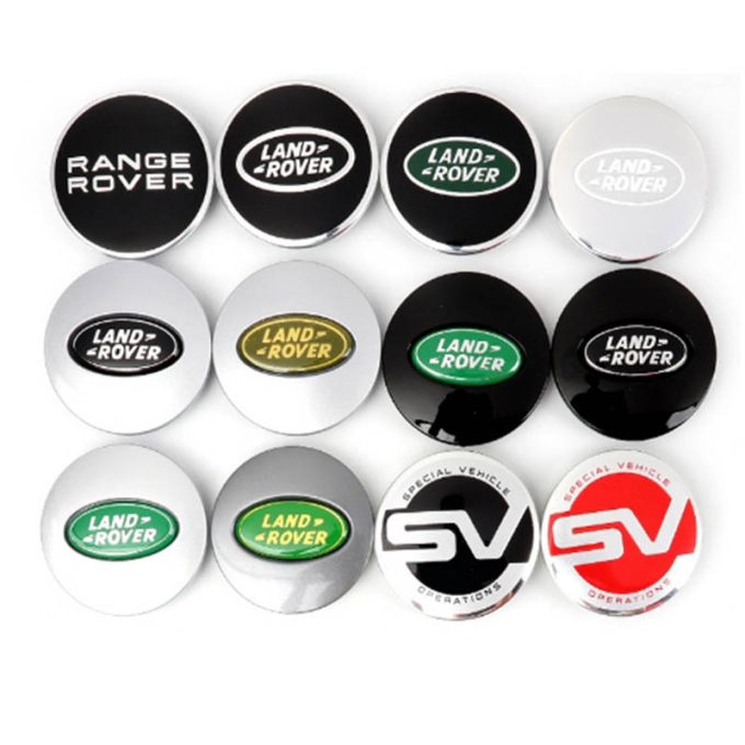 62mm Land Rover Hub Center Emblem Stickers 6.2cm Range Rover Auto Parts Logo Wheel Cap Badge Cover