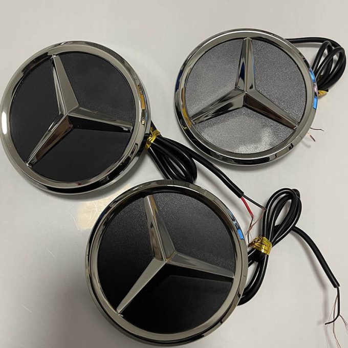 ABS Auto Parts Logo BENZ-S350 BENZ-S300L Rear Car Emblem Commodity Name 4D Beacon Light