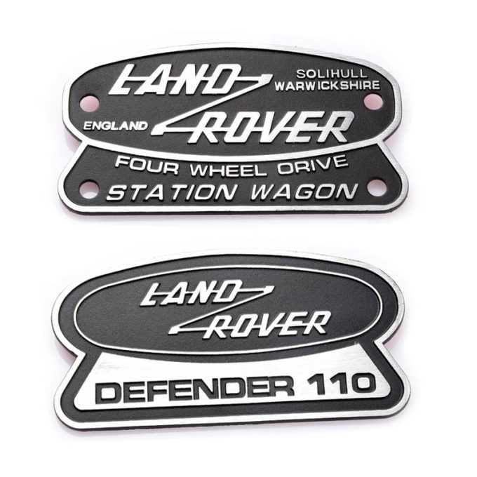 Land Rover Defender DEFENDER Stickers Range Rover 110th Anniversary Rear Logo Auto Parts Car Emblem