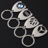 Porte-clés de voiture en alliage de zinc de marque personnalisée bmw audi benz volkswagen auto logo porte-clés en métal