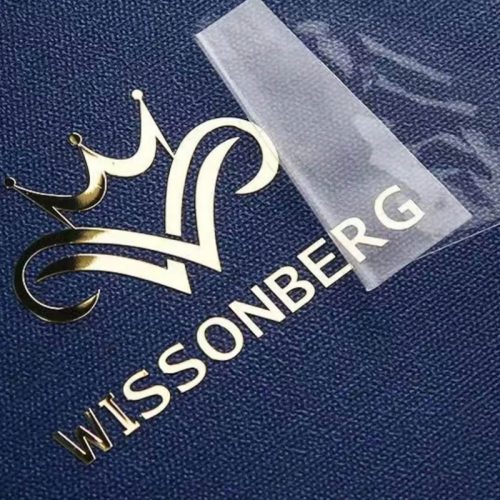 custom heat gold silver electroforming metal nickel 3d label logo uv decal vinyl transfer sticker