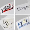Autocollant de transfert de vinyle en vinyle, personnalisé, or, argent, électroformage, métal, Nickel, étiquette 3D, Logo UV