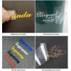 Autocollant de transfert de vinyle en vinyle, personnalisé, or, argent, électroformage, métal, Nickel, étiquette 3D, Logo UV