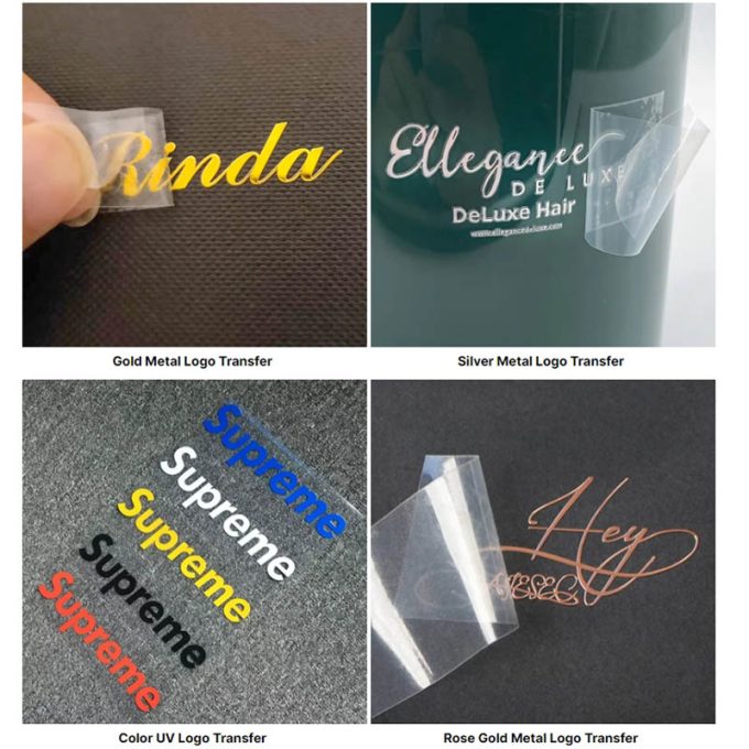 custom heat gold silver electroforming metal nickel 3d label logo uv decal vinyl transfer sticker